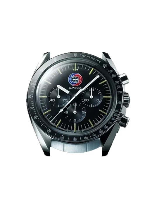 Speedmaster Moonwatch ST 145.0022 AS con Correa Grand Cavalier de cuero naranja