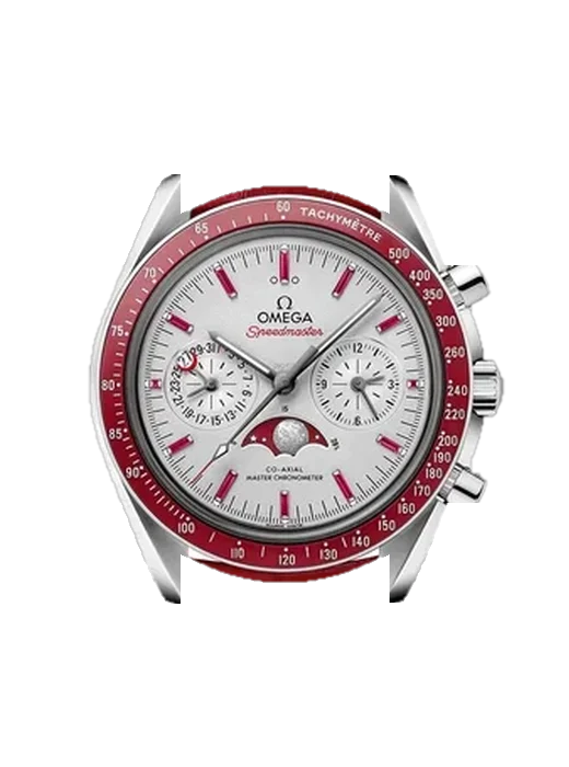 Speedmaster (Non-Moonwatch) 304.93.44.52.99.002 with Grand Cavalier Leather Strap Orange