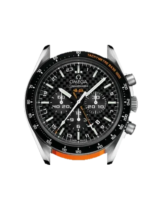 Speedmaster (Non-Moonwatch) 321.92.44.52.01.003 with Grand Cavalier Leather Strap Orange