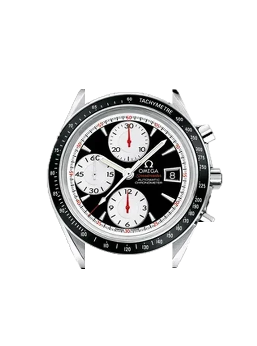 Speedmaster (Non-Moonwatch) 3210.51.00 mit Vintage Kalbslederarmband Braun — Natürliche Patina