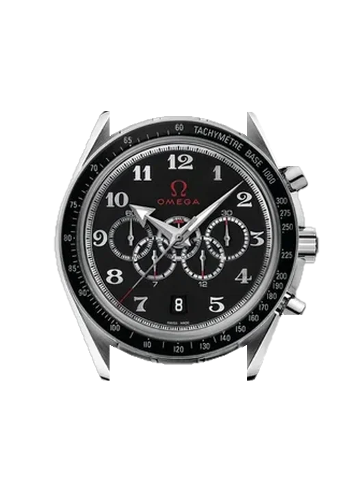 Speedmaster (Non-Moonwatch) 321.30.44.52.01.002 with Vintage Brown Calfskin Strap — Natural Patina