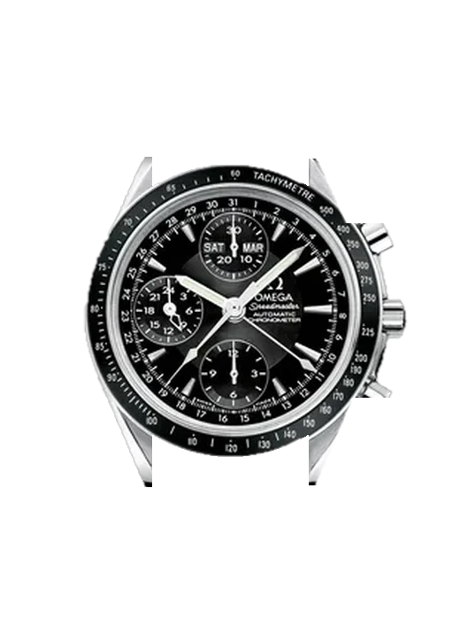 Speedmaster (Non-Moonwatch) 3220.50.00 with Vintage Brown Calfskin Strap — Natural Patina