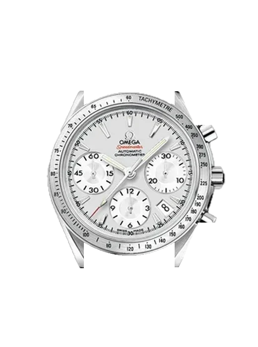 Speedmaster (Non-Moonwatch) 323.10.40.40.02.001 with Grand Cavalier Leather Strap Orange