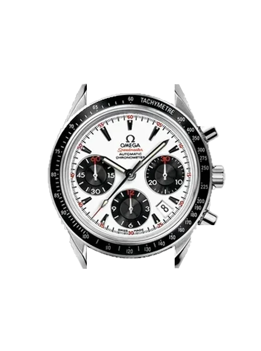 Speedmaster (Non-Moonwatch) 323.32.40.40.04.001 with Vintage Brown Calfskin Strap — Natural Patina