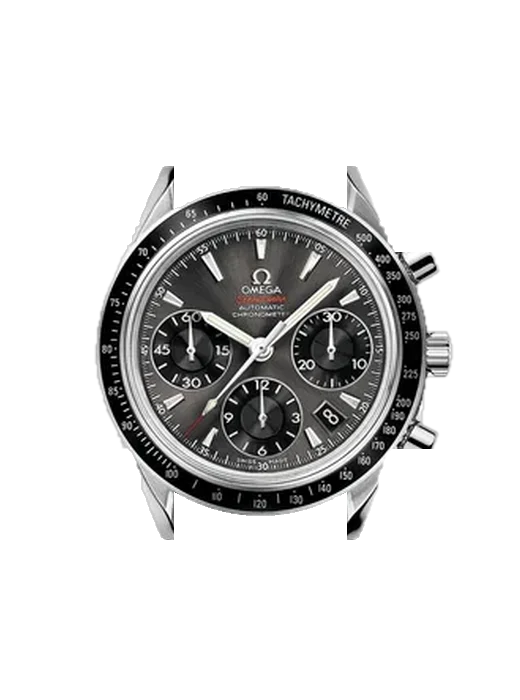Speedmaster (Non-Moonwatch) 323.32.40.40.06.001 with Vintage Brown Calfskin Strap — Natural Patina