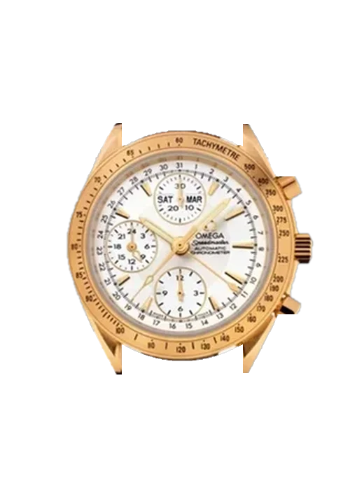 Speedmaster (Non-Moonwatch) 323.53.40.44.02.001 with Vintage Brown Calfskin Strap — Natural Patina