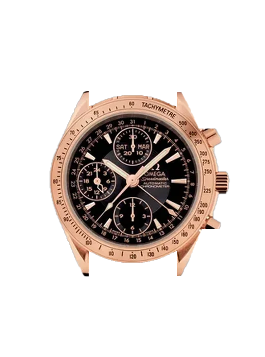 Speedmaster (Non-Moonwatch) 323.50.40.44.01.001 with Vintage Brown Calfskin Strap — Natural Patina