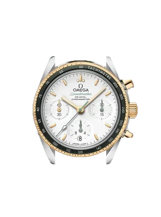 Speedmaster (Non-Moonwatch) 324.23.38.50.02.001 with Vintage Brown Calfskin Strap — Natural Patina