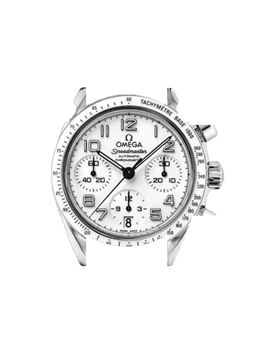 Speedmaster (Non-Moonwatch) 324.30.38.40.04.001 with Vintage Brown Calfskin Strap — Natural Patina