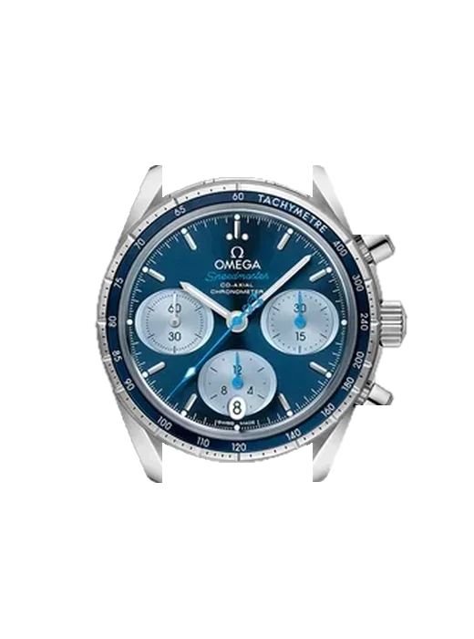 Speedmaster (Non-Moonwatch) 324.30.38.50.03.002 avec Bracelet de montre en cuir de veau vintage marron — Patine naturelle