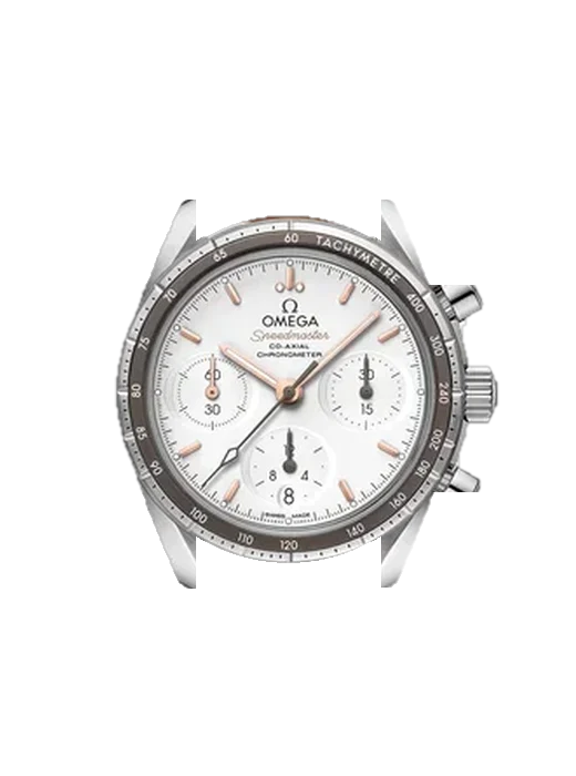 Speedmaster (Non-Moonwatch) 324.32.38.50.02.001 avec Bracelet de montre en cuir de veau vintage marron — Patine naturelle