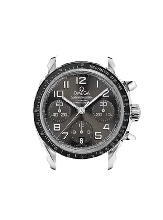 Speedmaster (Non-Moonwatch) 324.33.38.40.06.001 with Vintage Brown Calfskin Strap — Natural Patina