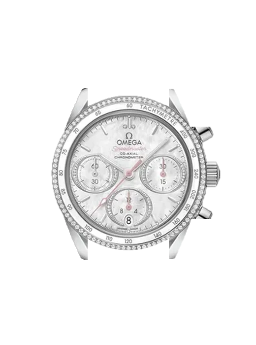 Speedmaster (Non-Moonwatch) 324.38.38.50.55.001 mit Vintage Kalbslederarmband Braun — Natürliche Patina