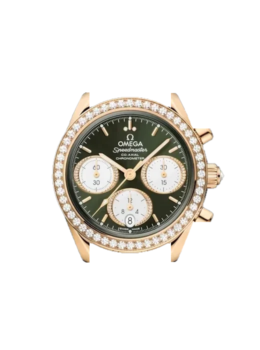 Speedmaster (Non-Moonwatch) 324.55.38.50.60.001 con Cinturino Vitello Vintage Marrone — Patina Naturale