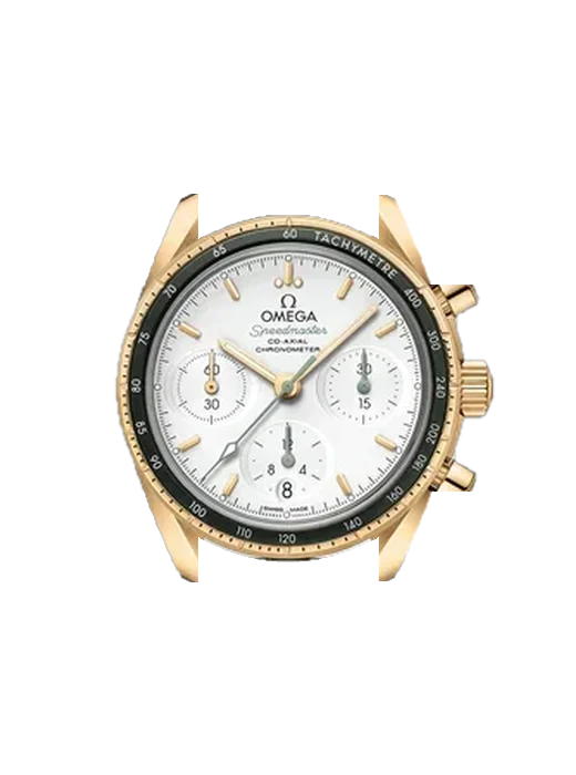Speedmaster (Non-Moonwatch) 324.63.38.50.02.004 with Vintage Brown Calfskin Strap — Natural Patina