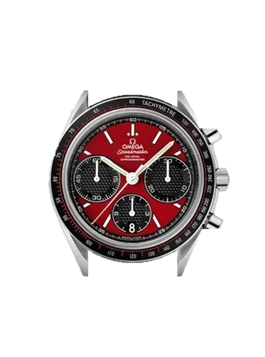 Speedmaster (Non-Moonwatch) 326.32.40.50.11.001 con Correa de piel de becerro vintage marrón — Patina natural
