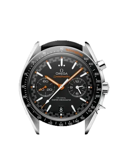Speedmaster (Non-Moonwatch) 329.32.44.51.01.001 con Correa Grand Cavalier de cuero naranja