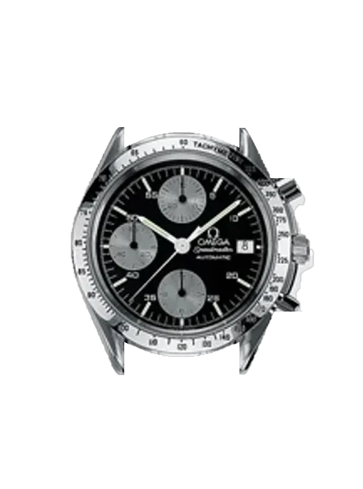 Speedmaster (Non-Moonwatch) 3511.50.00 mit Vintage Kalbslederarmband Braun — Natürliche Patina