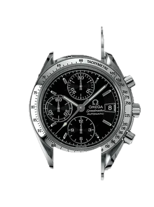 Speedmaster (Non-Moonwatch) 3513.50.00 mit Vintage Kalbslederarmband Braun — Natürliche Patina