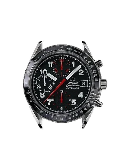 Speedmaster (Non-Moonwatch) 3513.53.00 with Vintage Brown Calfskin Strap — Natural Patina