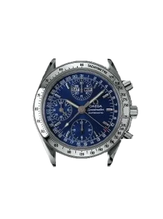 Speedmaster (Non-Moonwatch) 3523.80.00 with Vintage Brown Calfskin Strap — Natural Patina