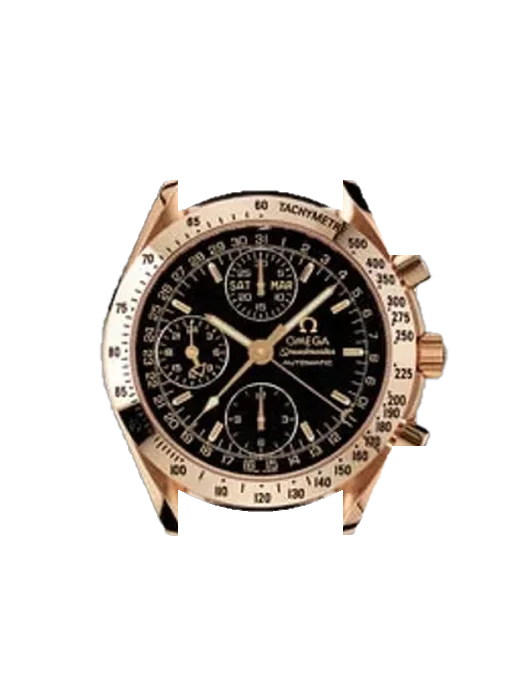Speedmaster (Non-Moonwatch) 3623.50.01 with Vintage Brown Calfskin Strap — Natural Patina