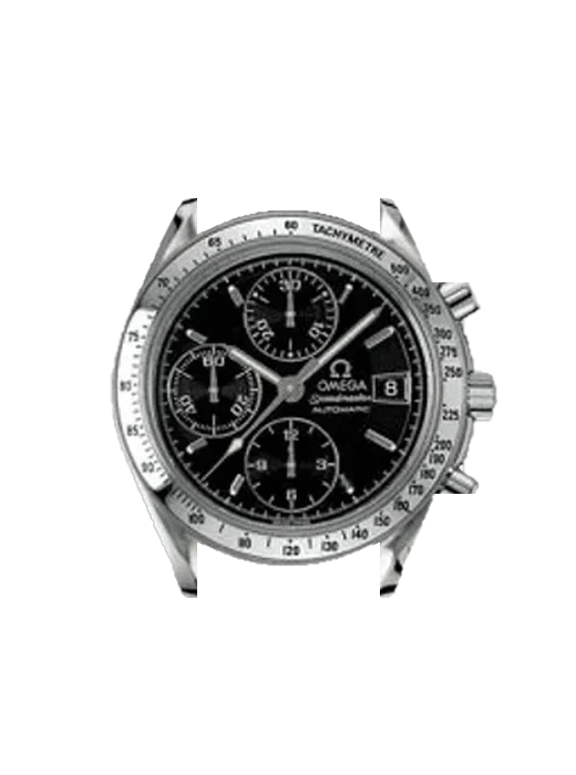 Speedmaster (Non-Moonwatch) 3813.50.01 mit Vintage Kalbslederarmband Braun — Natürliche Patina