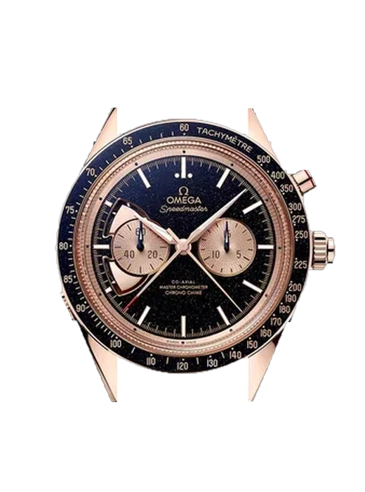 Speedmaster (Non-Moonwatch) 522.50.45.52.03.001 mit Grand Cavalier Cuir Armband Orange