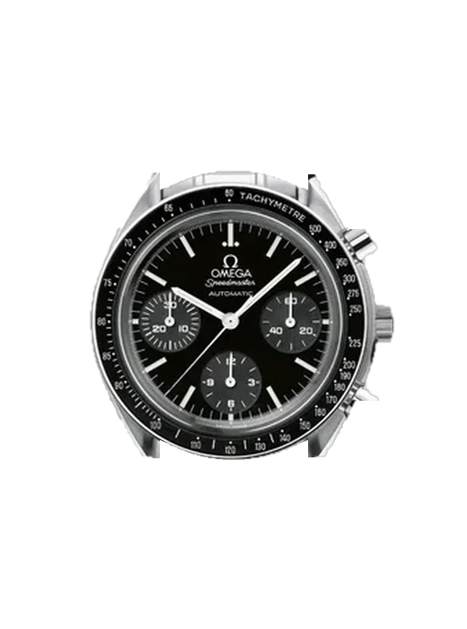 Speedmaster Reduced 3539.50.00 avec Bracelet de montre en cuir de veau vintage marron — Patine naturelle