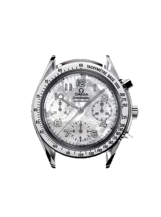 Speedmaster Reduced 3802.70.56 with Vintage Brown Calfskin Strap — Natural Patina