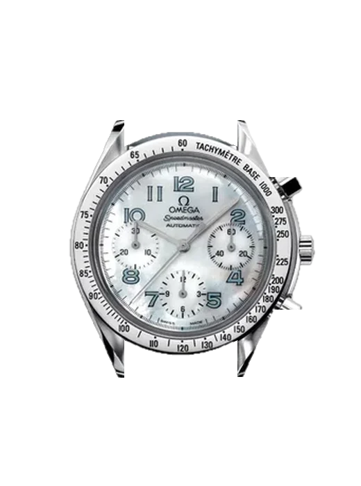 Speedmaster Reduced 3802.71.53 avec Bracelet de montre en cuir de veau vintage marron — Patine naturelle