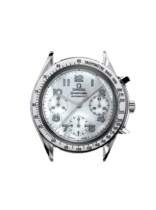 Speedmaster Reduced 3802.72.55 avec Bracelet de montre en cuir de veau vintage marron — Patine naturelle