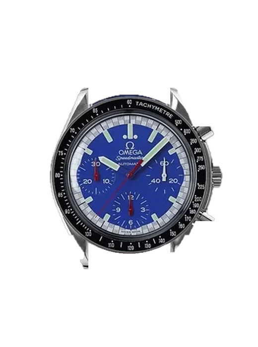 Speedmaster Reduced 3810.81.08 con Cinturino Vitello Vintage Marrone — Patina Naturale