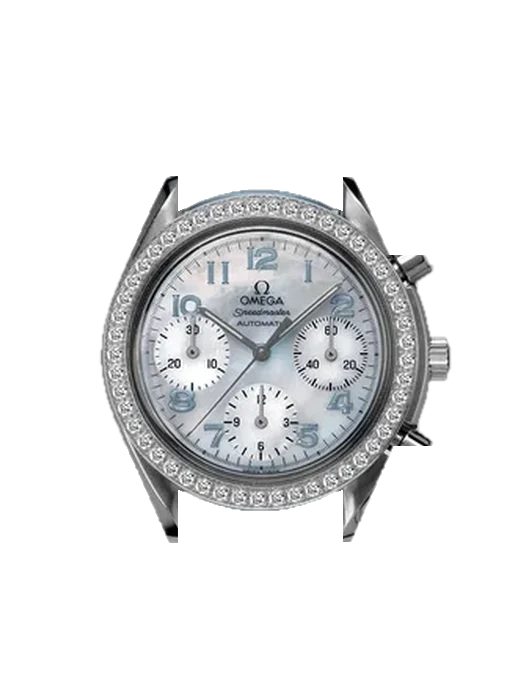 Speedmaster Reduced 3815.71.53 mit Vintage Kalbslederarmband Braun — Natürliche Patina