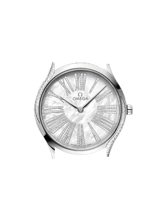 Trésor 428.58.36.60.55.001 avec Bracelet de montre en cuir de veau vintage marron — Patine naturelle