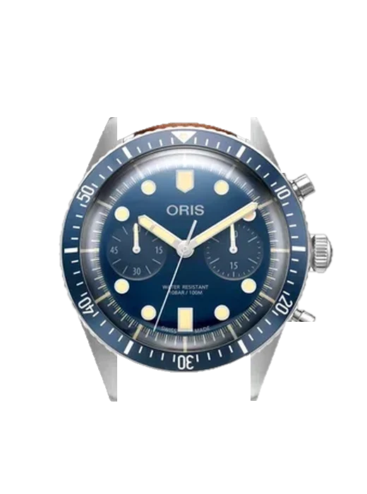 Divers 65 01 771 7744 4095-5.21 11 con Cinturino Grand Cavalier Cuir Arancione