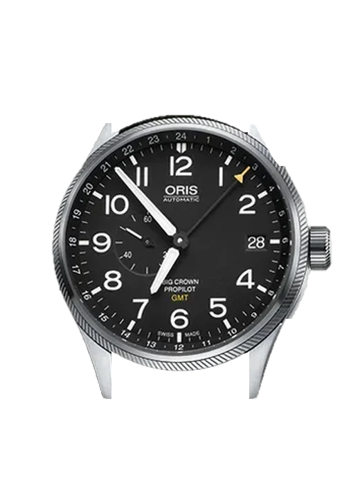 ProPilot 01 748 7710 4164-07 5 22 14FC avec Bracelet de montre en cuir de veau vintage marron — Patine naturelle