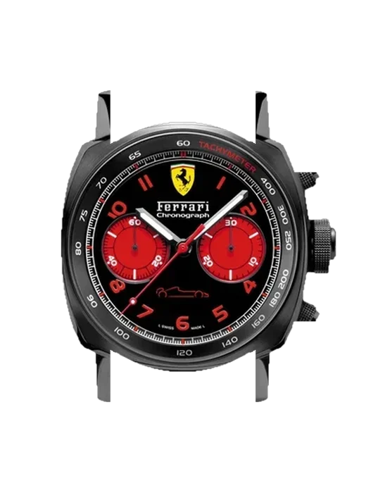 Ferrari FER00038 mit Driver Lederarmband Schwarz und Blau