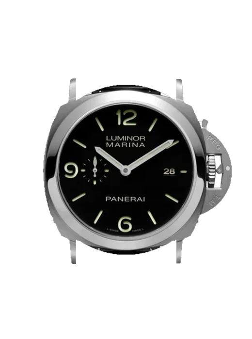Luminor 1950 PAM00312 con Cinturino Vitello Vintage Marrone — Patina Naturale