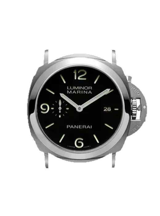Luminor 1950 PAM00328 mit Vintage Kalbslederarmband Braun — Natürliche Patina