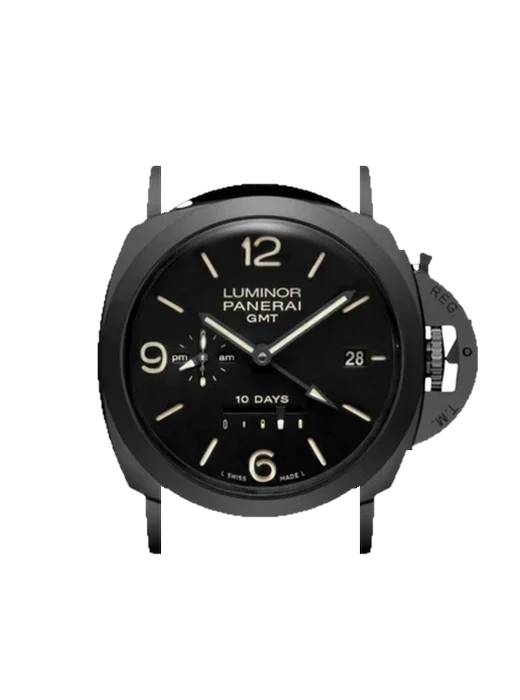 Luminor 1950 PAM00335 mit Vintage Kalbslederarmband Braun — Natürliche Patina