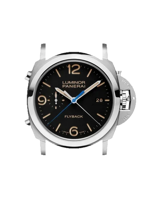 Luminor 1950 PAM00524 mit Vintage Kalbslederarmband Braun — Natürliche Patina