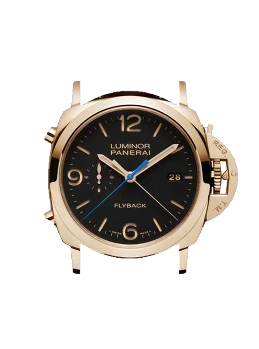 Luminor 1950 PAM00525 mit Vintage Kalbslederarmband Braun — Natürliche Patina