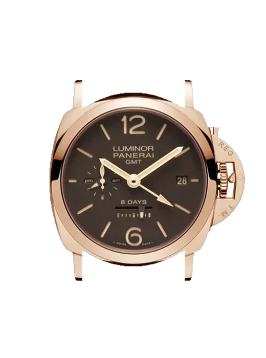 Luminor 1950 PAM00576 with Vintage Brown Calfskin Strap — Natural Patina