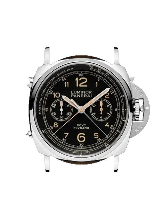 Luminor 1950 PAM00653 avec Bracelet de montre en cuir de veau vintage marron — Patine naturelle