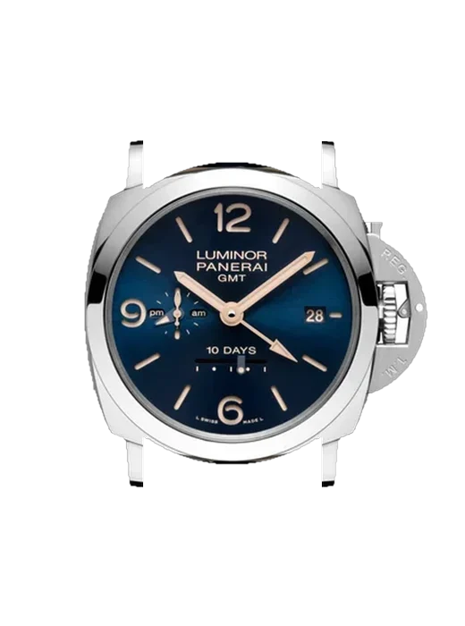 Luminor 1950 PAM00689 avec Bracelet de montre en cuir de veau vintage marron — Patine naturelle