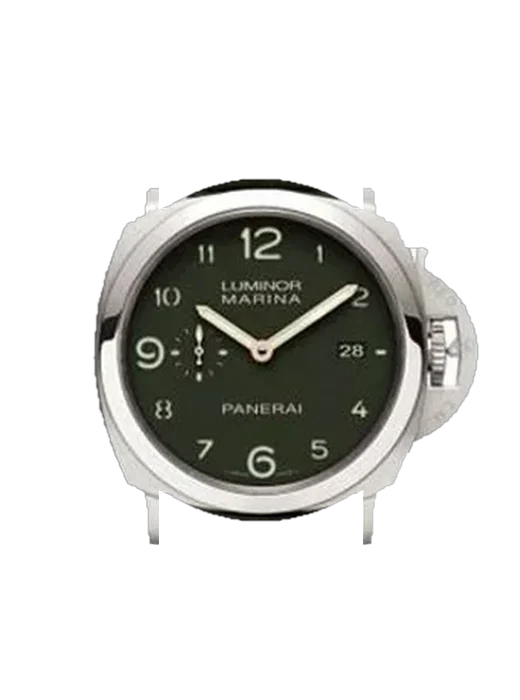 Luminor 1950 PAM00693 mit Vintage Kalbslederarmband Braun — Natürliche Patina