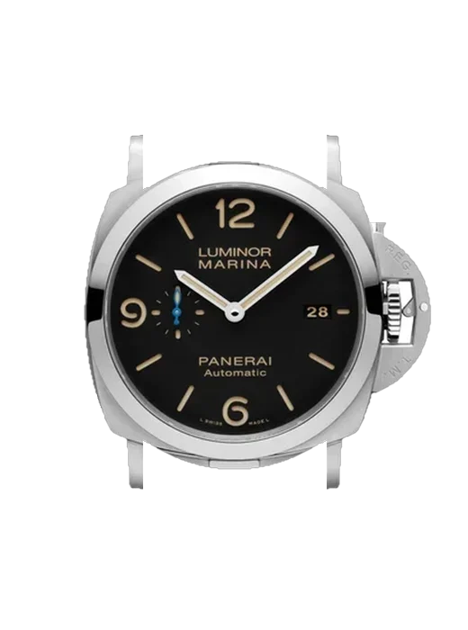 Luminor 1950 PAM00723 mit Vintage Kalbslederarmband Braun — Natürliche Patina