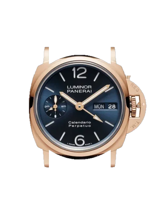 Luminor 1950 PAM00742 avec Bracelet de montre en cuir de veau vintage marron — Patine naturelle