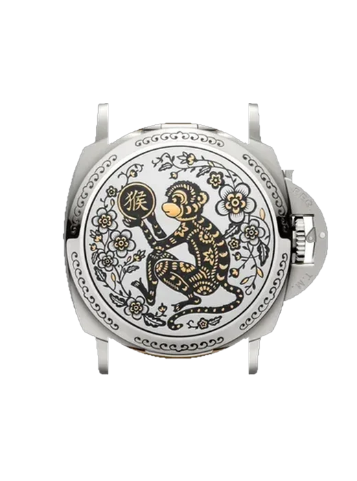 Luminor 1950 PAM00850 avec Bracelet de montre en cuir de veau vintage marron — Patine naturelle